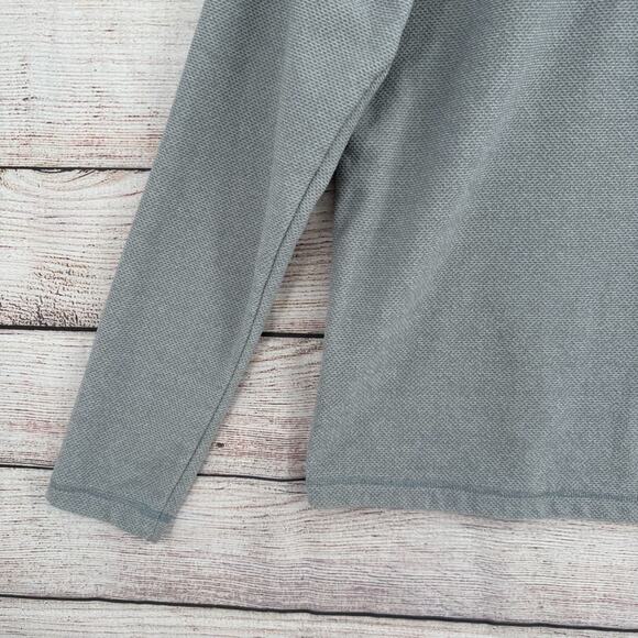 The North Face Textured Cap Rock 1/4 Zip Fleece Pullover Men's Size S Gray - Picture 13 of 14